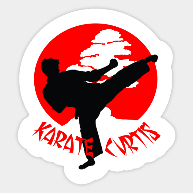 KARATE CURTIS Sticker by BIG DAWG APPAREL